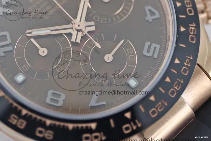 Steel 116515 Best RG Oysterflex A7750 904L Dial Edition Daytona Strap 1:1 on TWF Brown Roman 0419